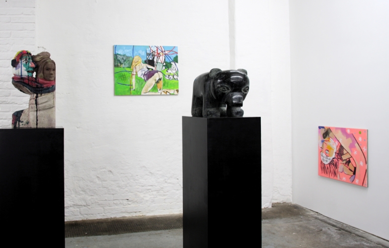 Stefan Rincks Lehrplan des Lebens - life would<br />suck without it<br /><br />2009<br />Exhibition view<br />Cruise & Callas